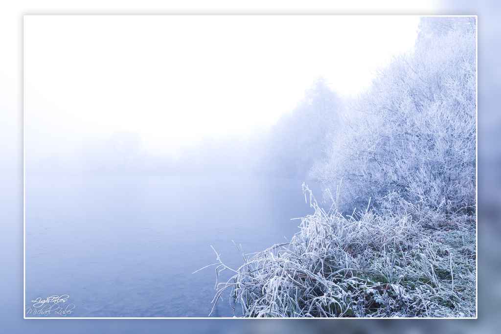 Goettingen/Kiessee: Gravel Lake In Winter Dress